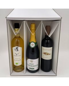 Einleger für Weinkassette 3x Flasche